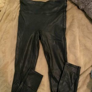 Spanx faux leather leggings